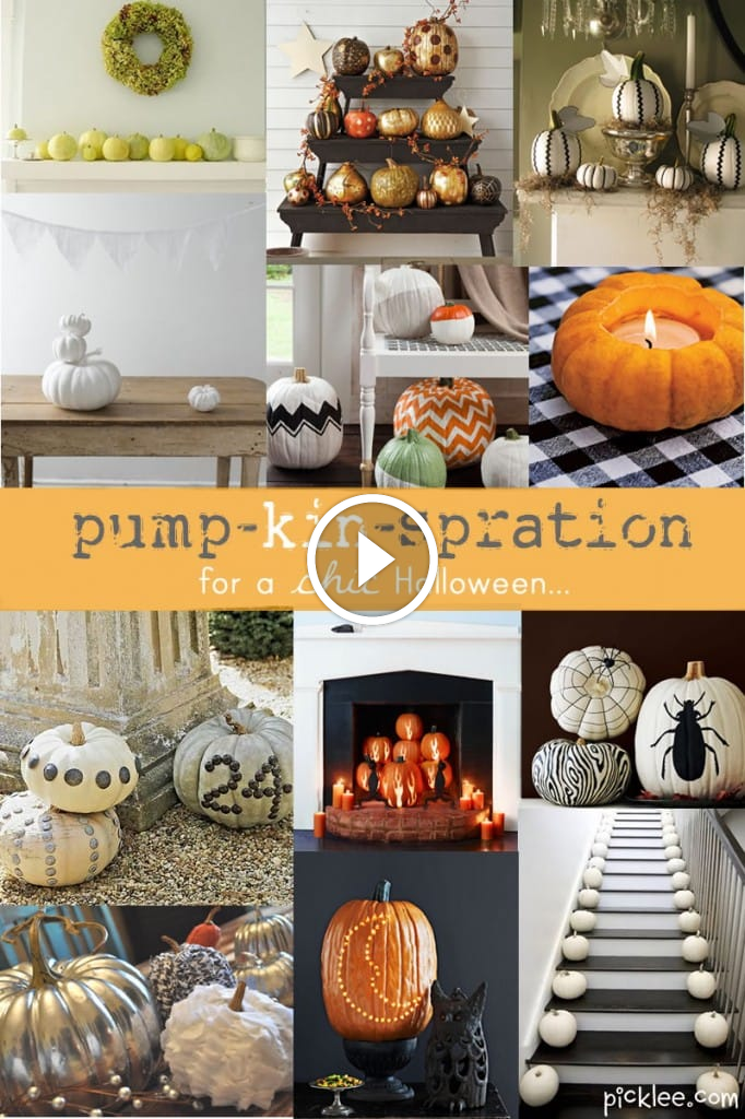 Pumpkins Galore! 12 Unique Pumpkin Projects {inspiration} - Picklee